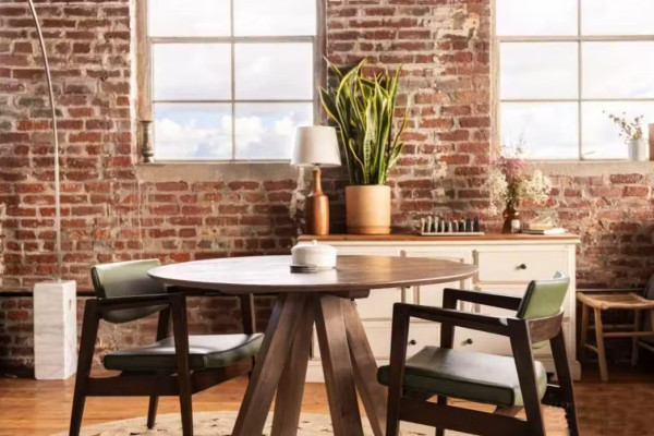 Exposed Brick Light-filled Ny Library Corner Loft