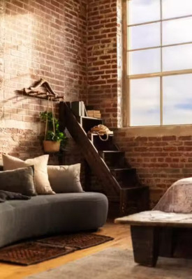 Exposed Brick Light-filled Ny Library Corner Loft