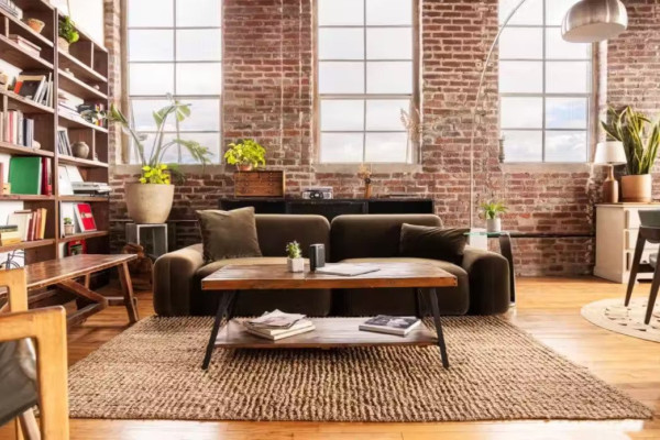 Exposed Brick Light-filled Ny Library Corner Loft