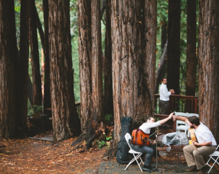 Amphitheatre of the Redwoods at Pema Osel Ling