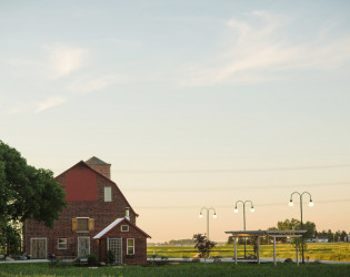 The Keller Brick Barn