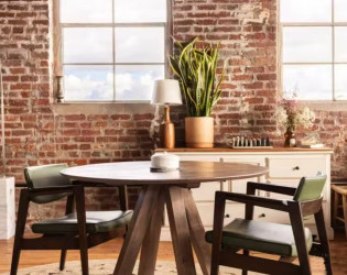 Exposed Brick Light-filled Ny Library Corner Loft