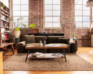 Exposed Brick Light-filled Ny Library Corner Loft